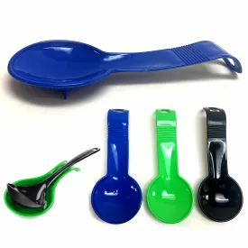 2 Pc Plastic Spoon Rest Spatula Holder Utensil Organizers Rack Stovetop Kitchen