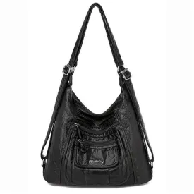 2021 Genuine Leather women Handbags Multifunction Shoulder Bags Travel BackPack