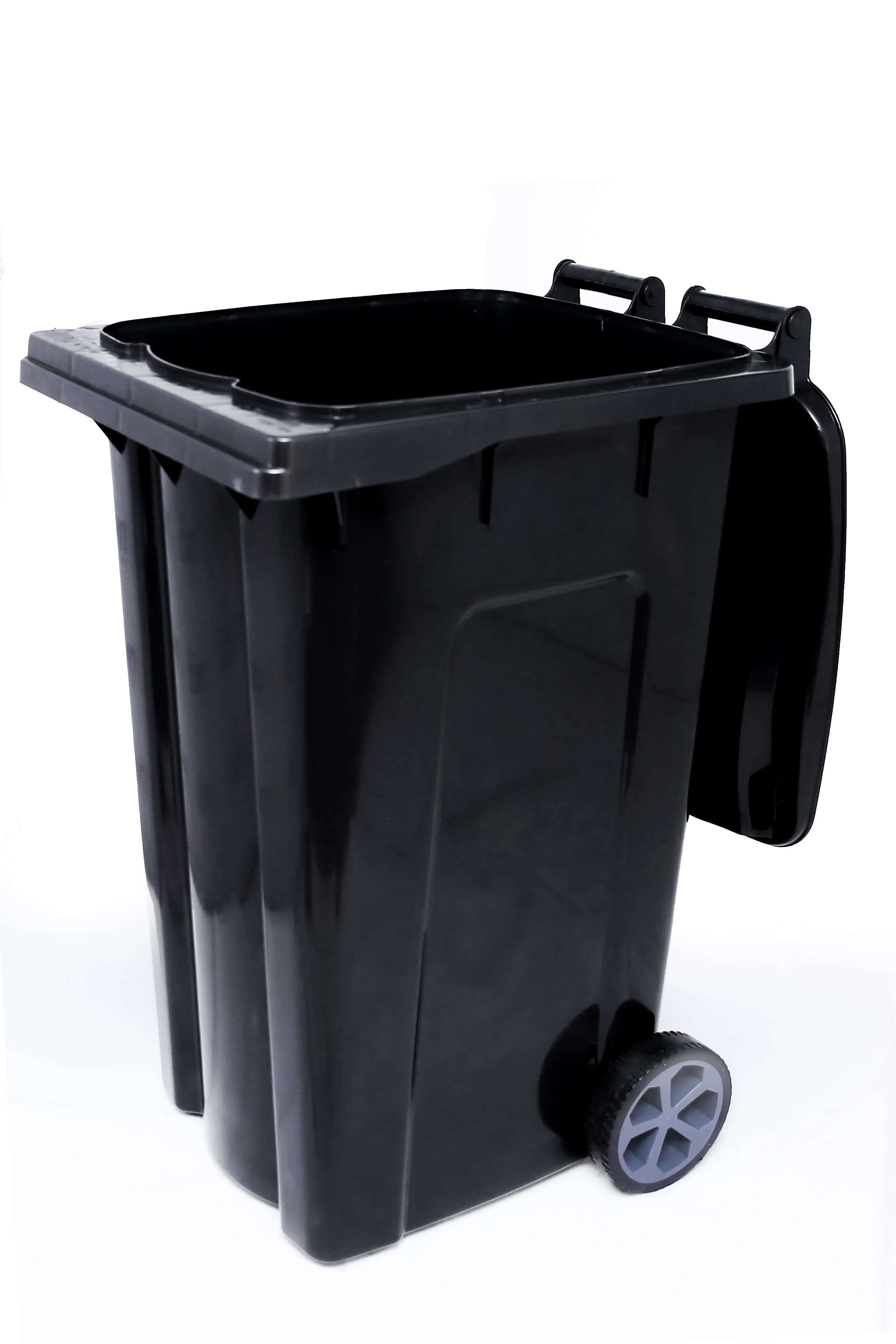 240L Wheelie Bin Black