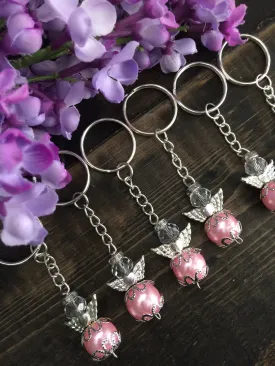 45 pcs Angel keychain, christening favor, baptism angel favor, christening keychain favor, boy baptism favor, girl baptism favor, communion