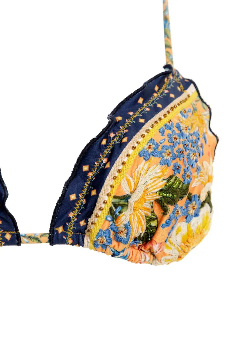 Agua Bendita Lolita Jardim Bikini Top
