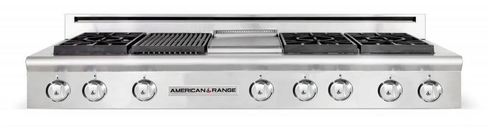 American Range GASSEALEDBURNERLEGEND60 Legend 60 Inch Cuisine Rangetop