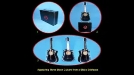Appearing Guitars from Briefcase (3/Black) by Black Magic