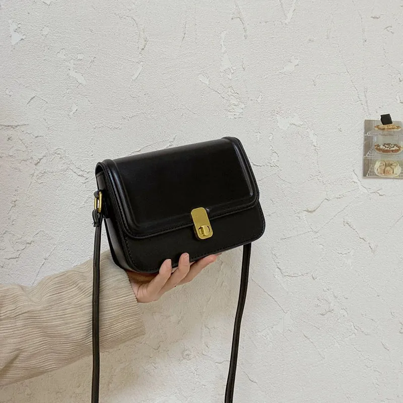 Autumn Winter Retro Special-Interest Design Small Bag Trendy Fashion Advanced Texture Shoulder Crossbody Small Square Bag