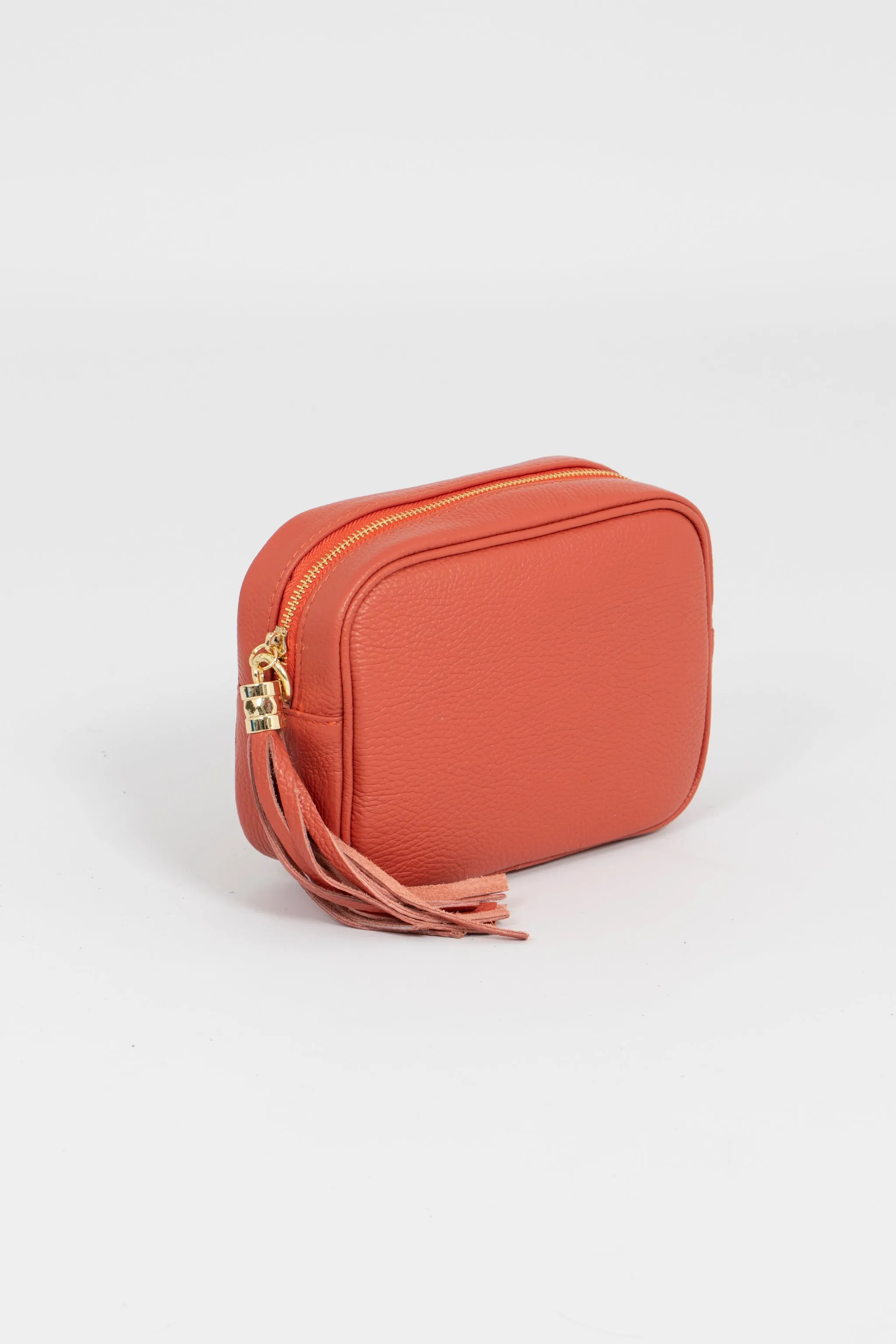 Beau Crossbody Bag - Burnt Orange, Pebbled