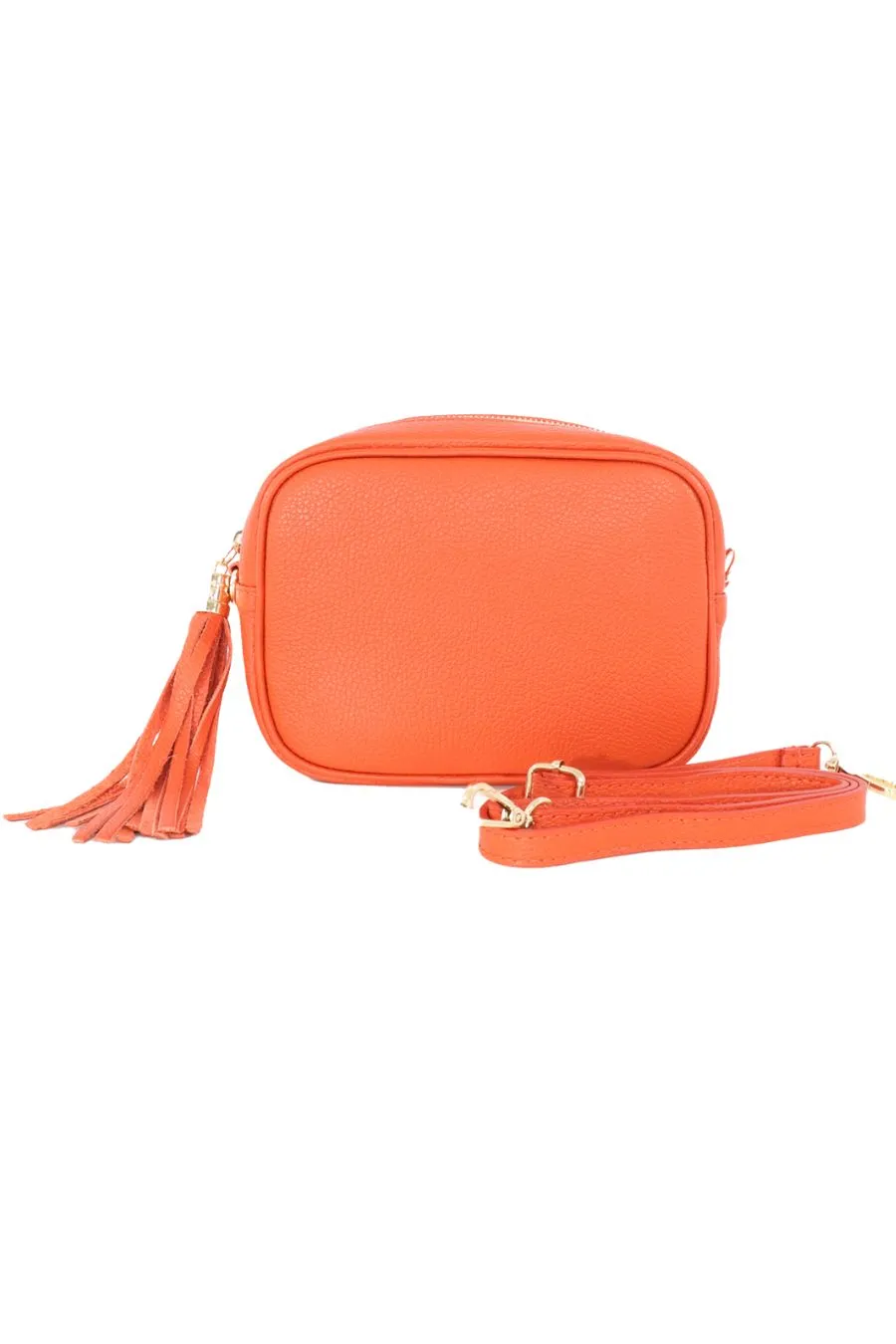 Beau Crossbody Bag - Burnt Orange, Pebbled