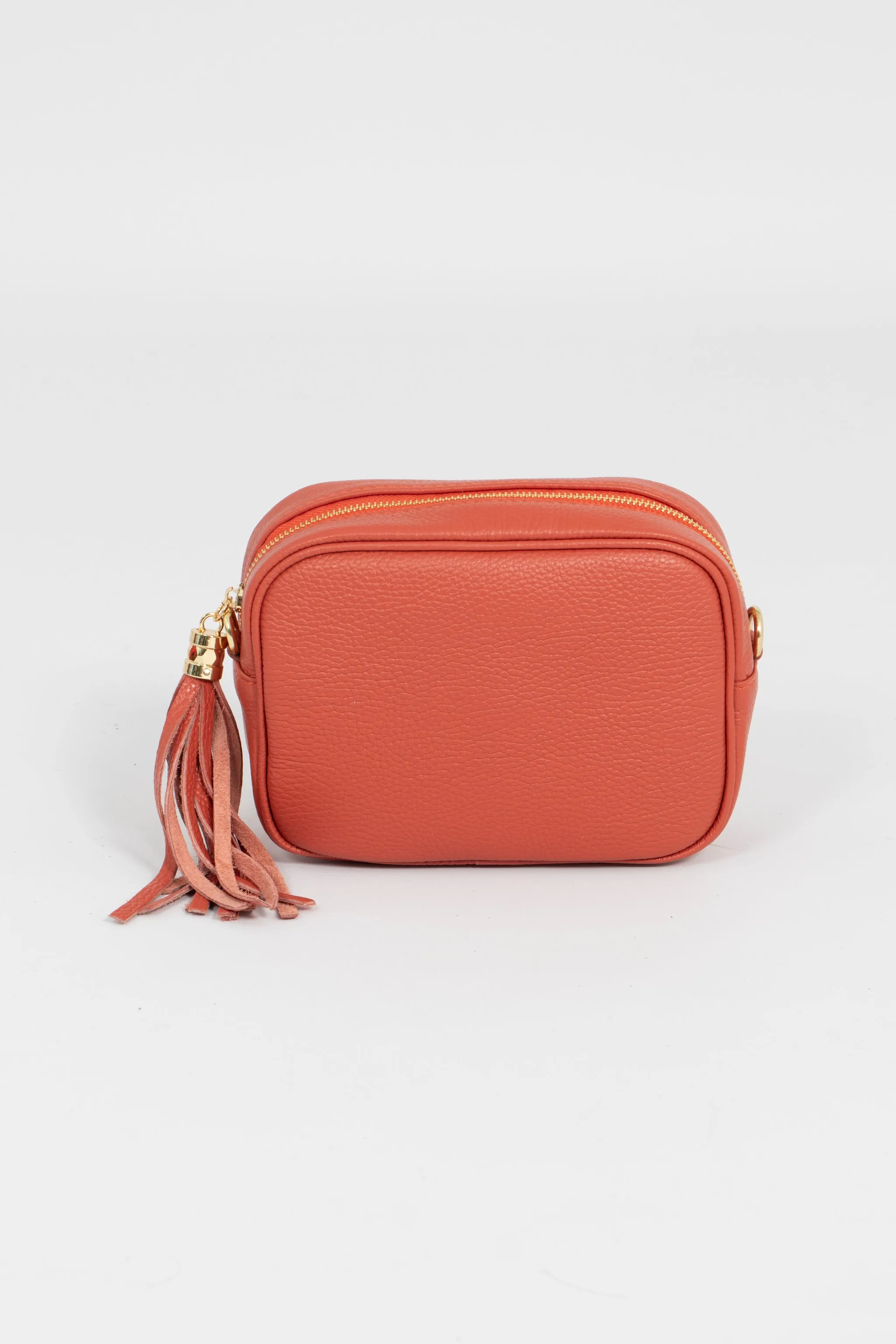 Beau Crossbody Bag - Burnt Orange, Pebbled