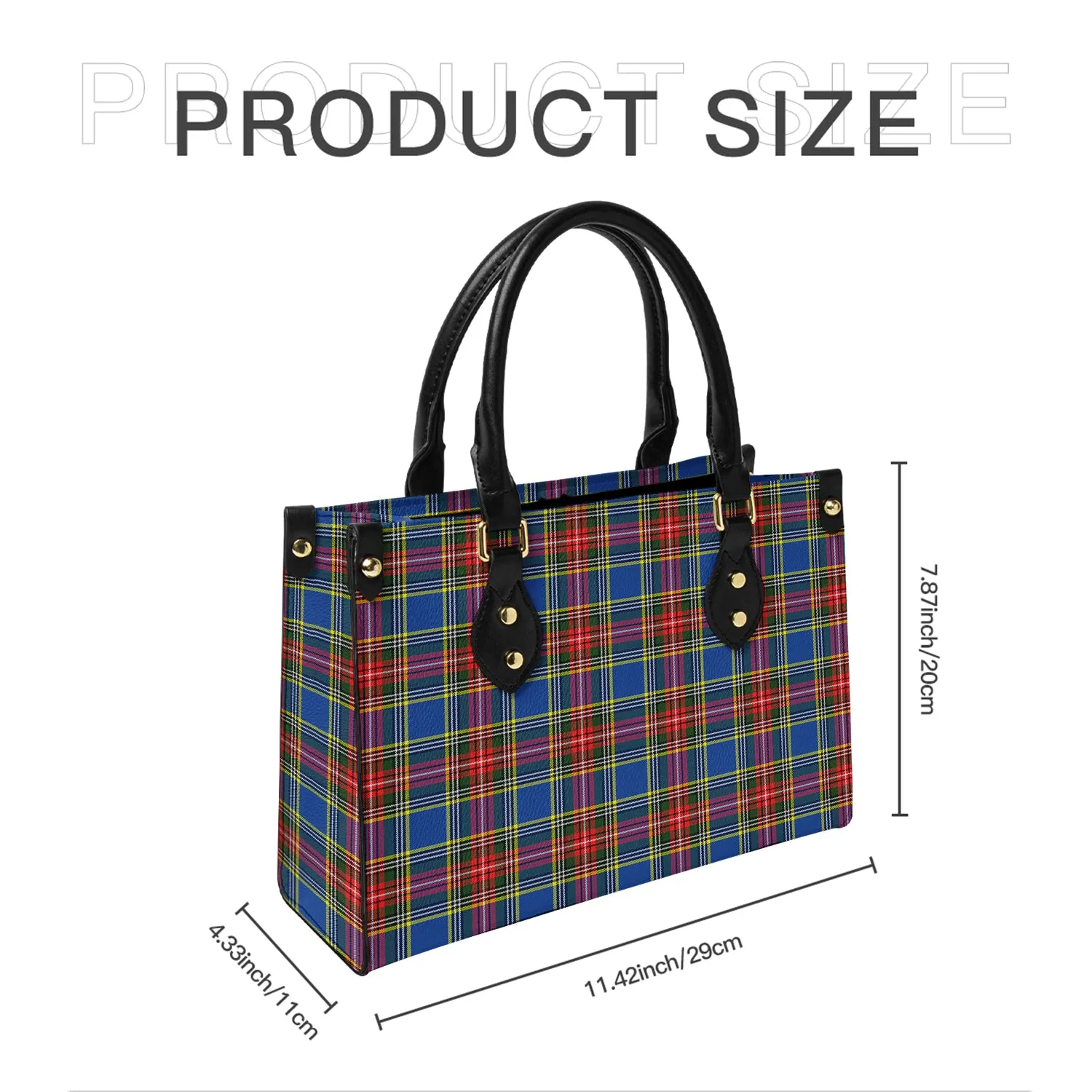 Bethune Tartan Leather Bag