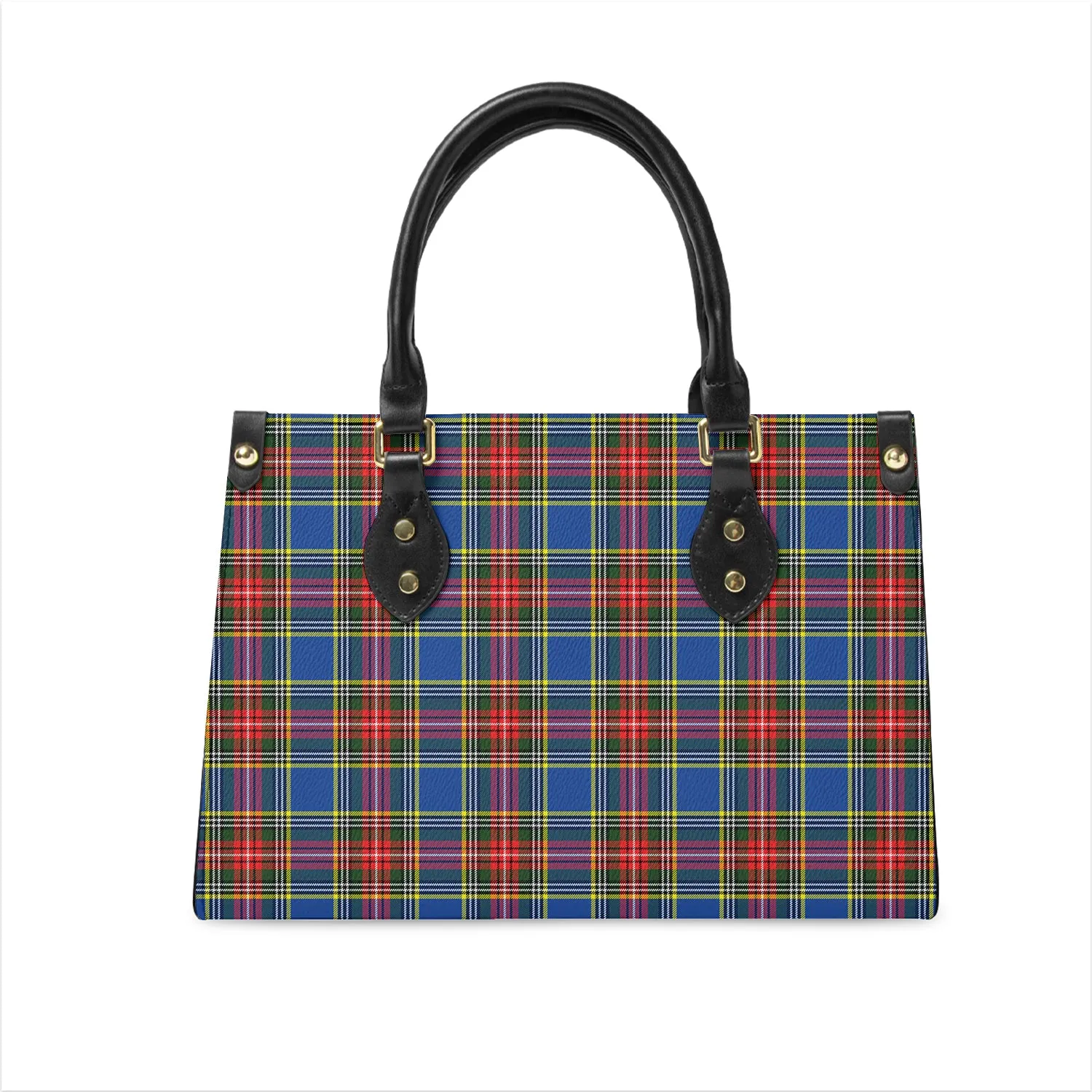 Bethune Tartan Leather Bag