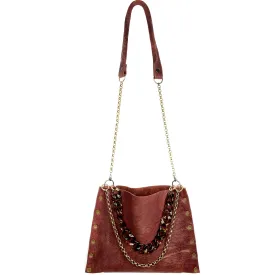 Bison Leather "Jenn" Crossbody bag