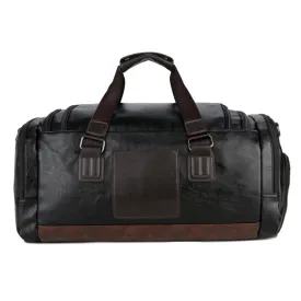 Black Norway Men quality leather travel bags