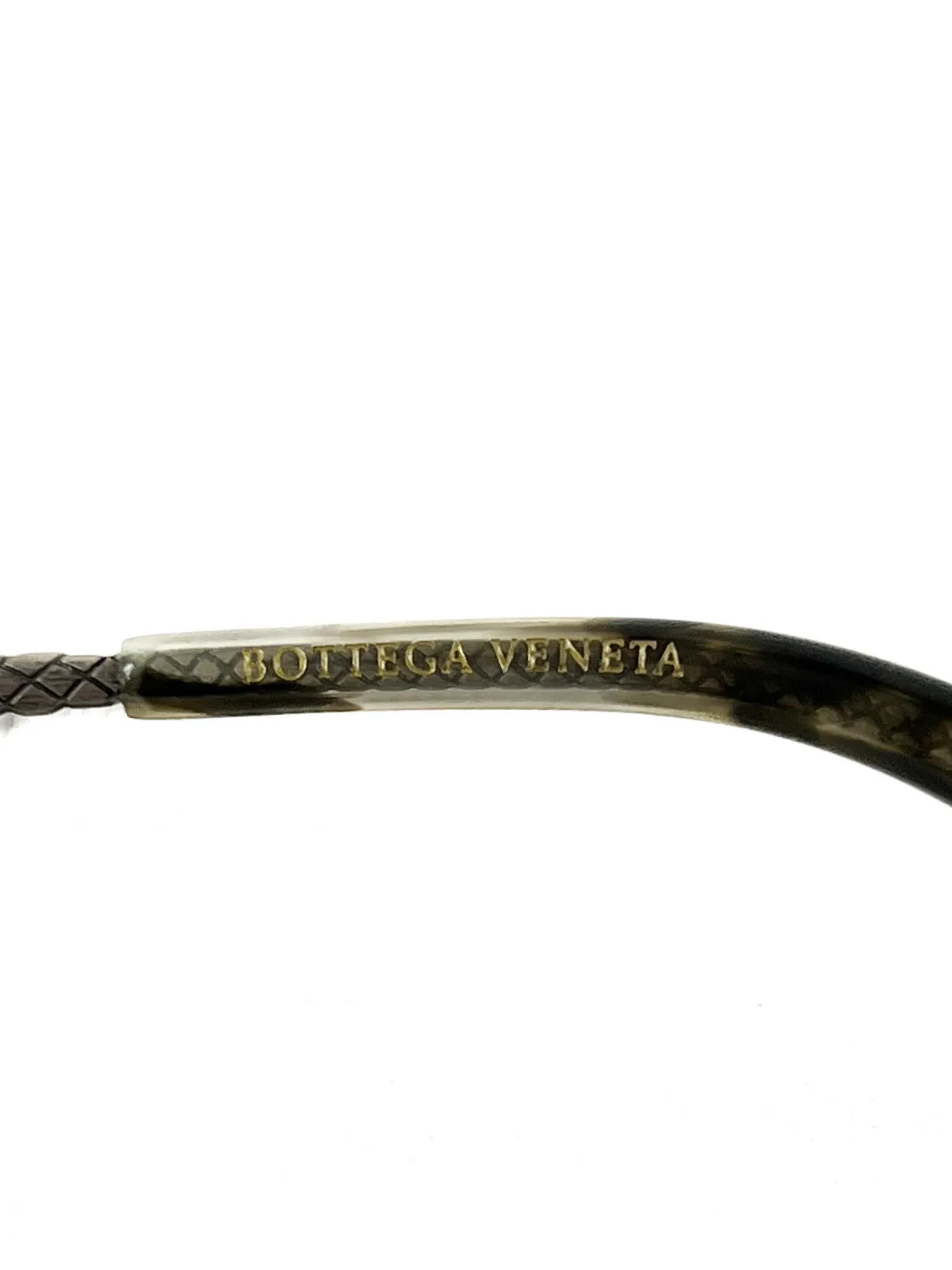 Bottega Veneta Avana silver tortoise sunglasses NEW CASE