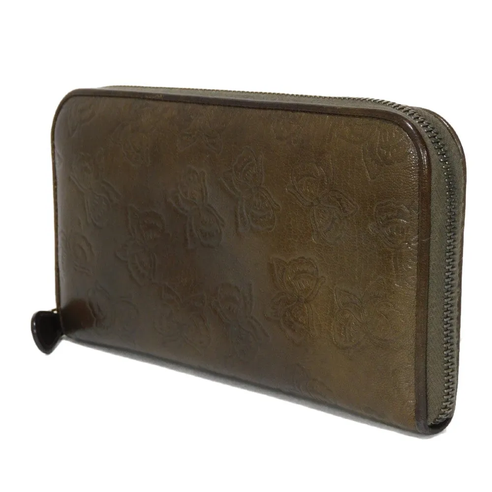 Bottega Veneta Calfskin Zip Around Wallet