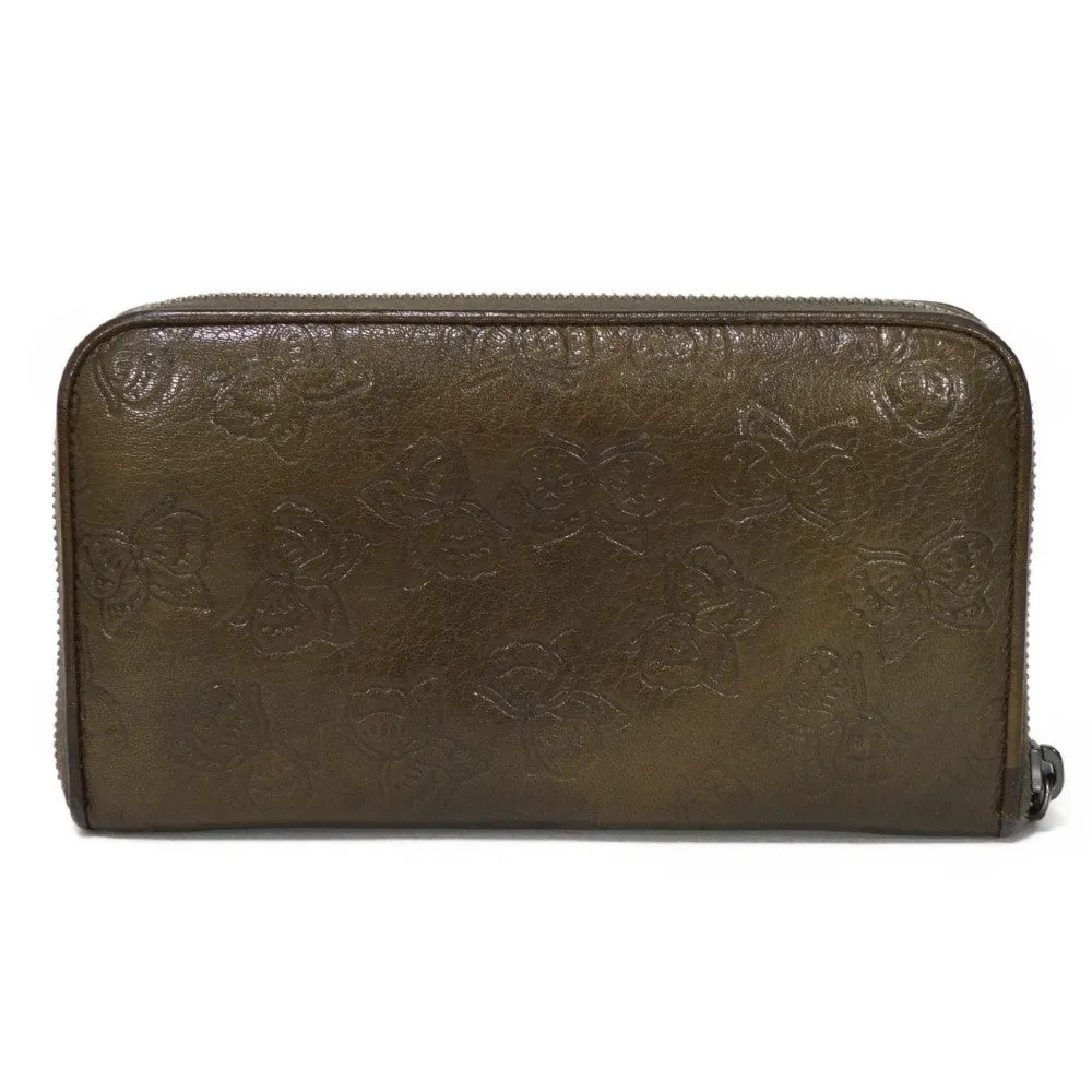 Bottega Veneta Calfskin Zip Around Wallet