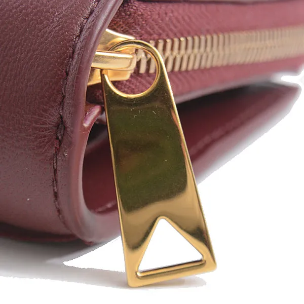 Bottega Veneta Intrecciato Bifold Zip Wallet 701458