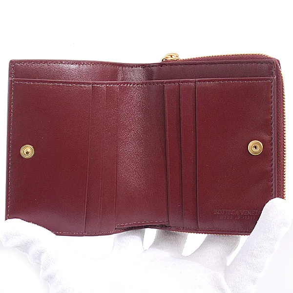 Bottega Veneta Intrecciato Bifold Zip Wallet 701458