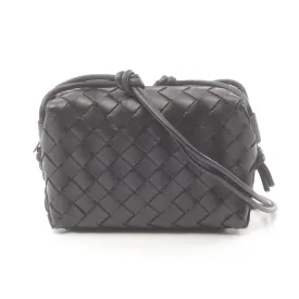 Bottega Veneta Leather Loop Intrecciato Shoulder Bag