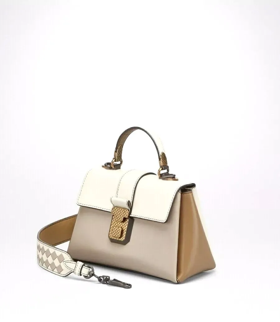 BOTTEGA VENETA NAPPA LEATHER MINI PIAZZA BAG
