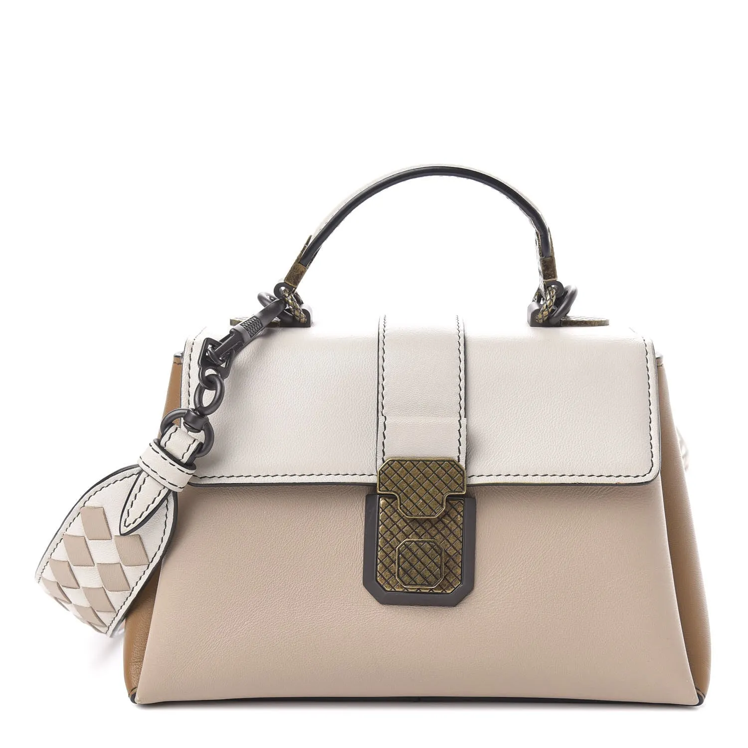 BOTTEGA VENETA NAPPA LEATHER MINI PIAZZA BAG
