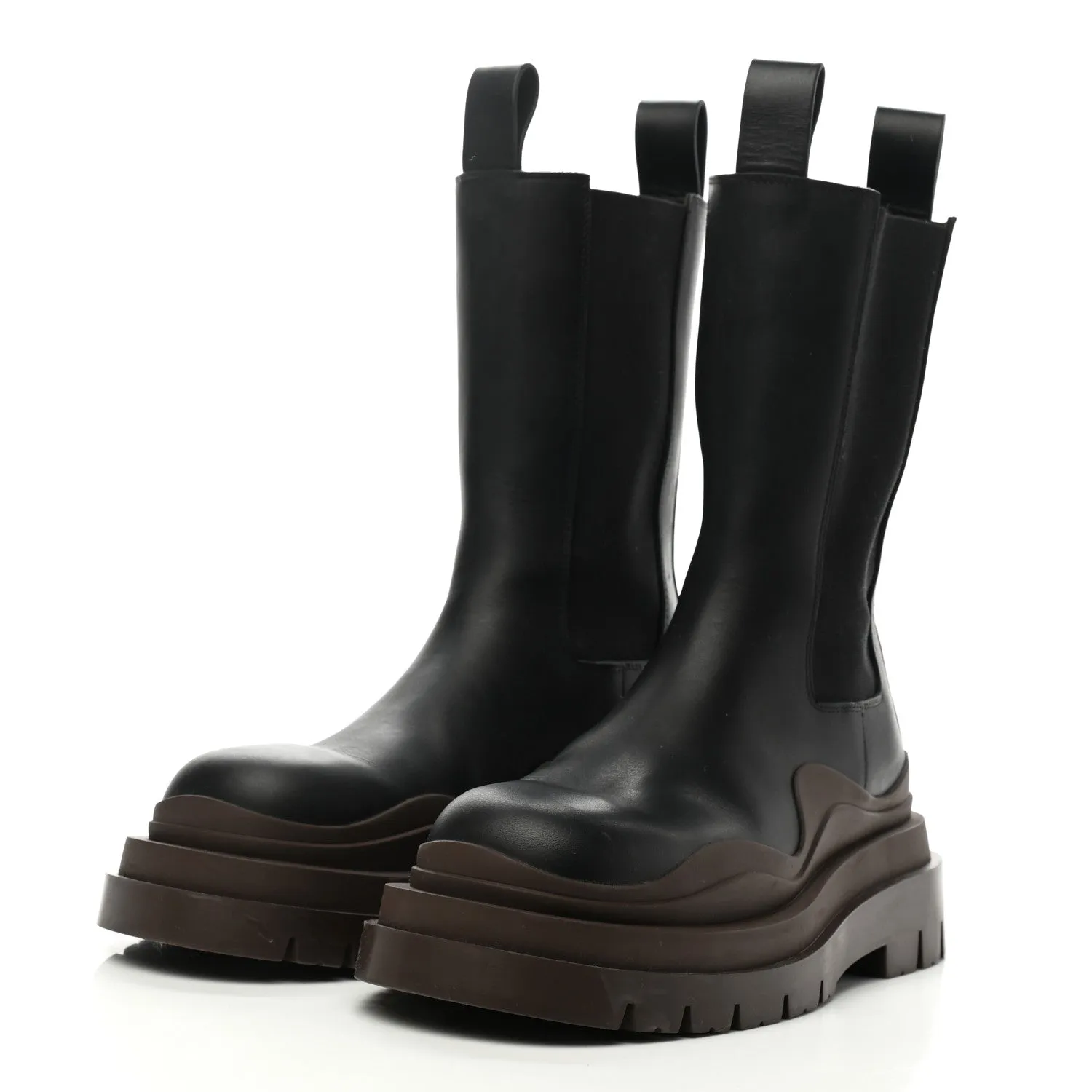 BOTTEGA VENETA TIRE CHELSEA BOOTS