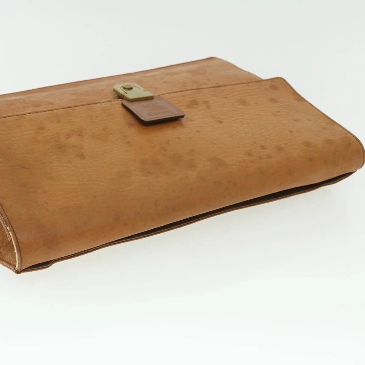 BURBERRYSs Briefcase Leather Brown Auth bs7549
