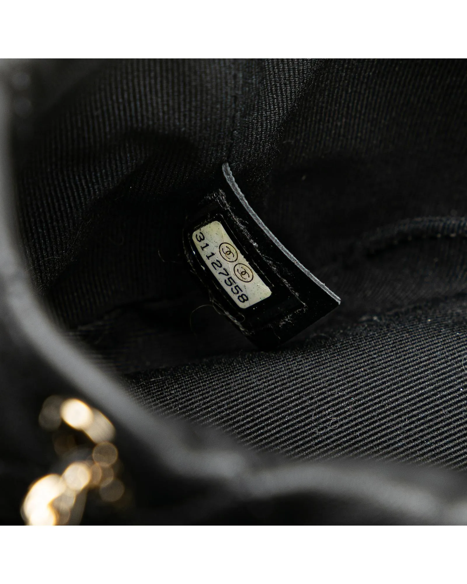 Calfskin Leather Drawstring Bucket Bag with Faux Pearl Embellishments