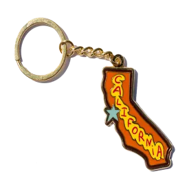 California State of Mind Keychain