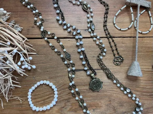 Capri Jewelry Collection - Crosses & Pearls