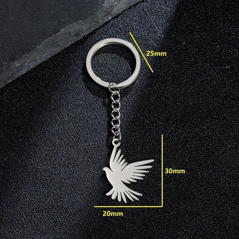 Casual Simple Style Animal Stainless Steel Keychain