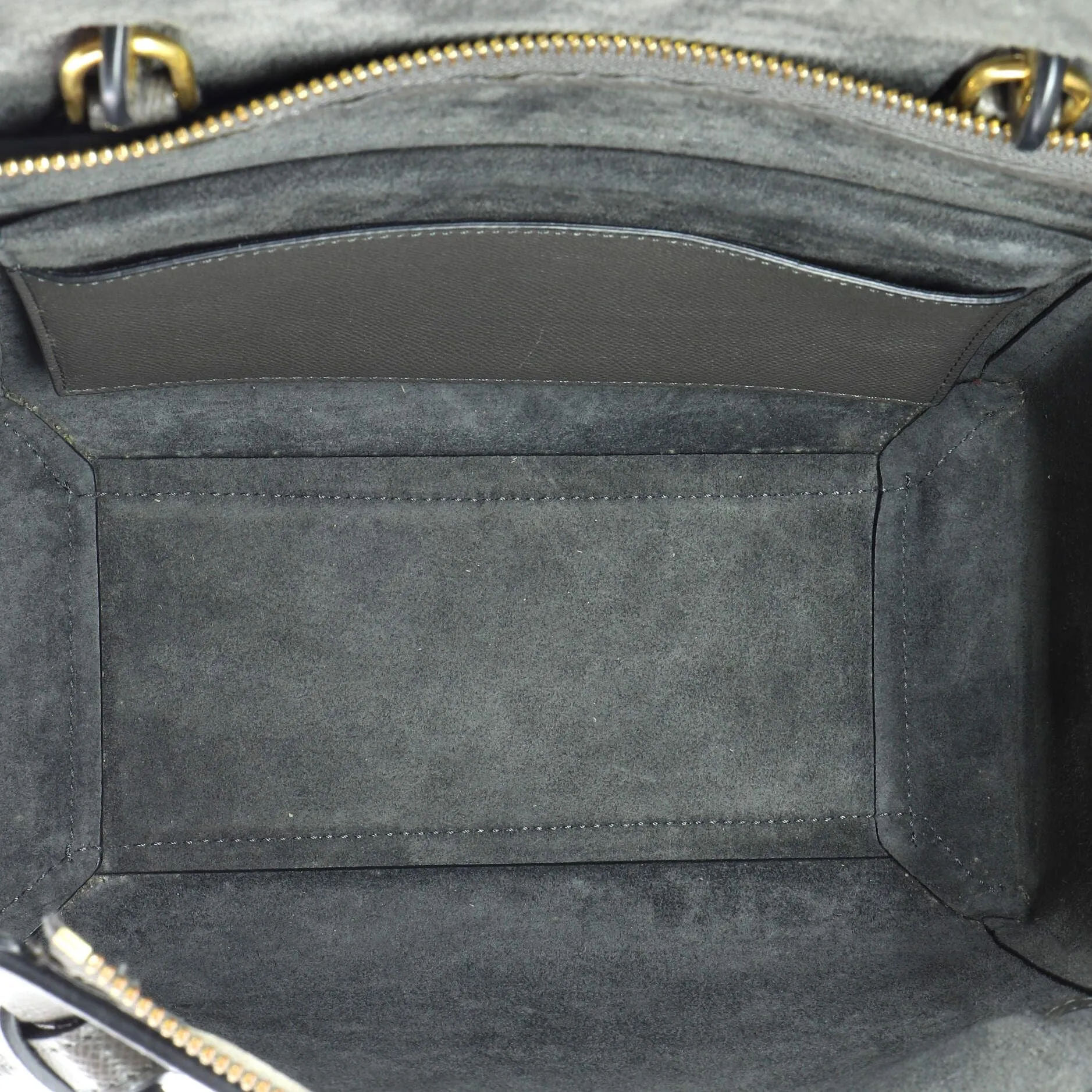CELINE BELT BAG TEXTURED LEATHER MICRO