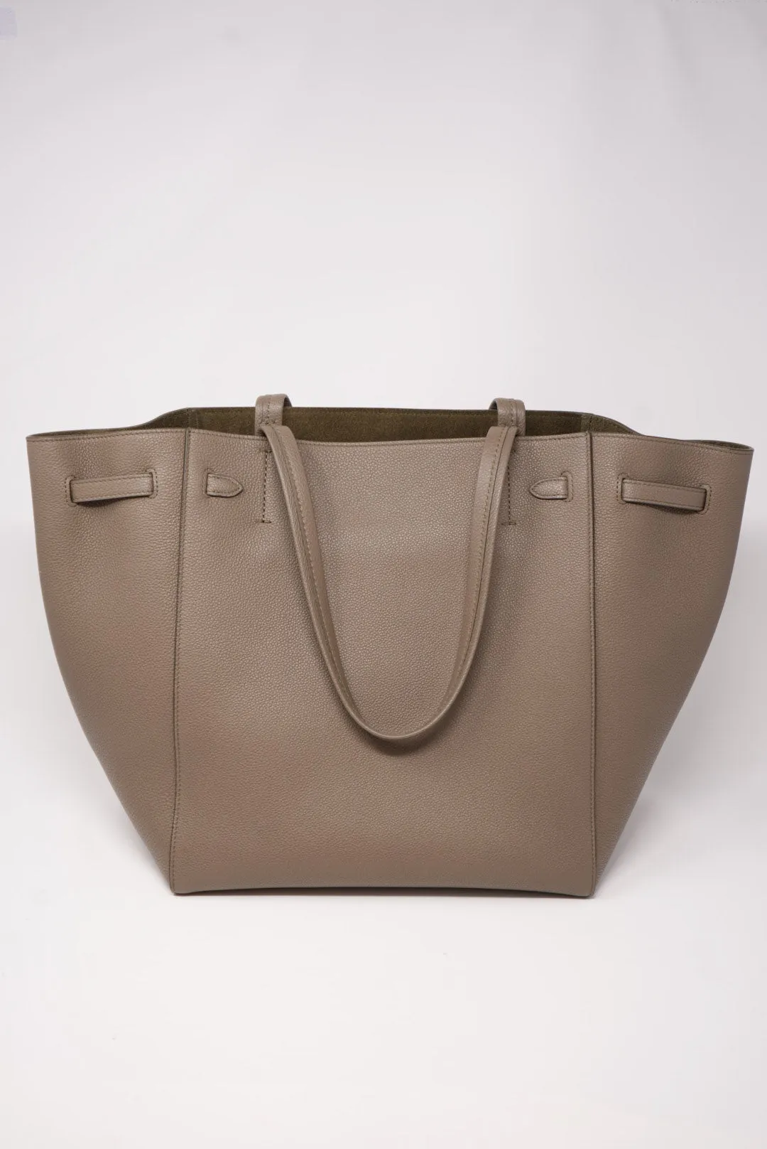 Celine Cabas Tote Calfskin Grey