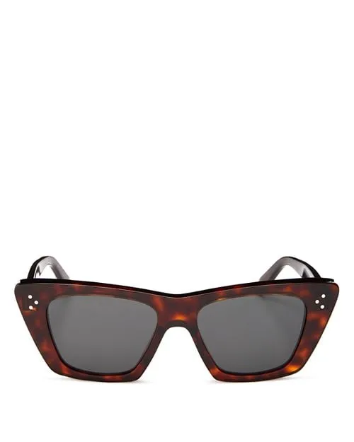 CELINE Cat Eye Sunglasses 51mm Brown