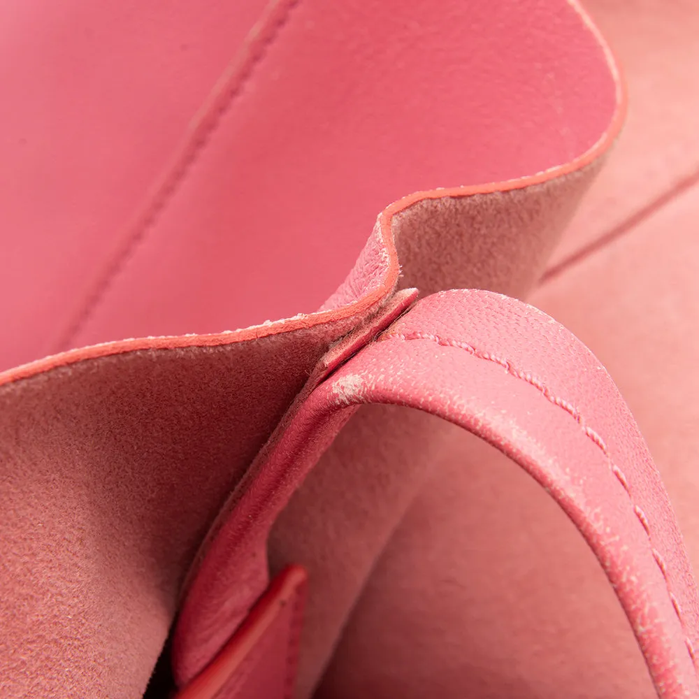 Celine Leather Bicolor Cabas Horizontal Tote - FINAL SALE (SHF-12750)