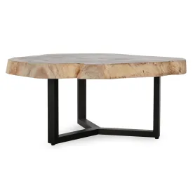 Celine Live Edge Coffee Table, Natural