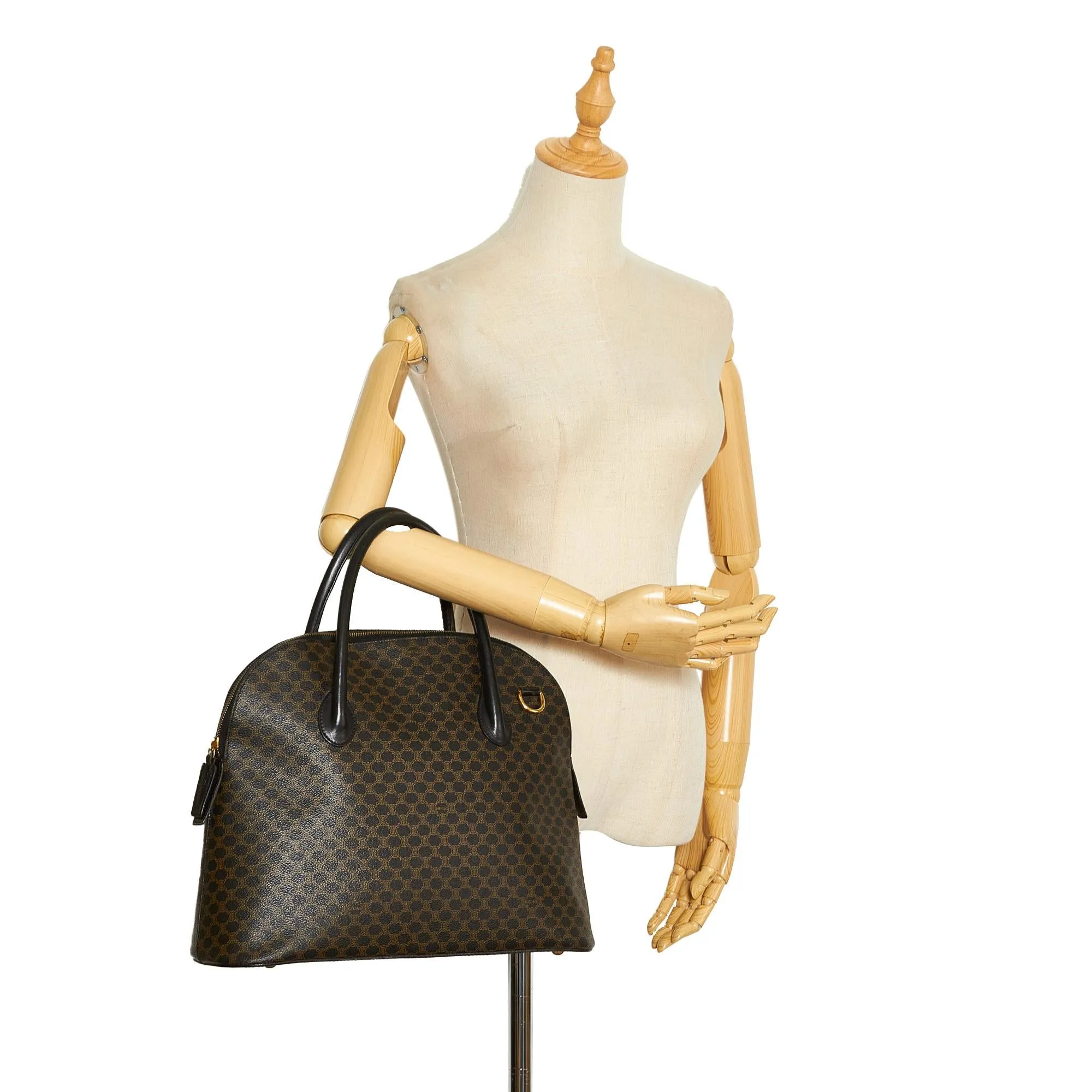 Celine Macadam Dome Handbag (SHG-L2CrHt)