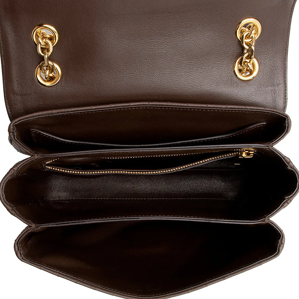 Celine Quilted Calfskin C Small Shoulder Bag