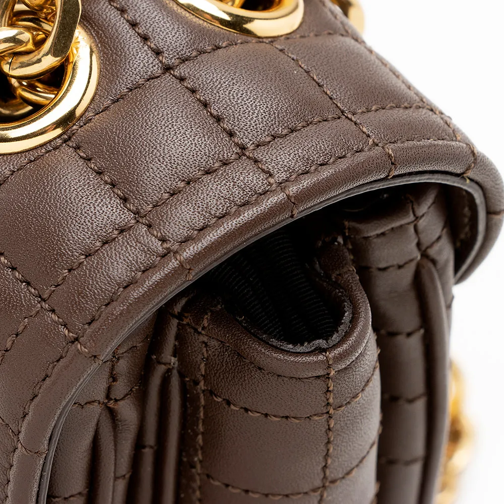 Celine Quilted Calfskin C Small Shoulder Bag