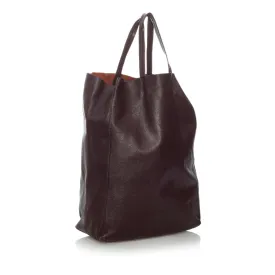 Celine Small Vertical Cabas Leather Tote Bag