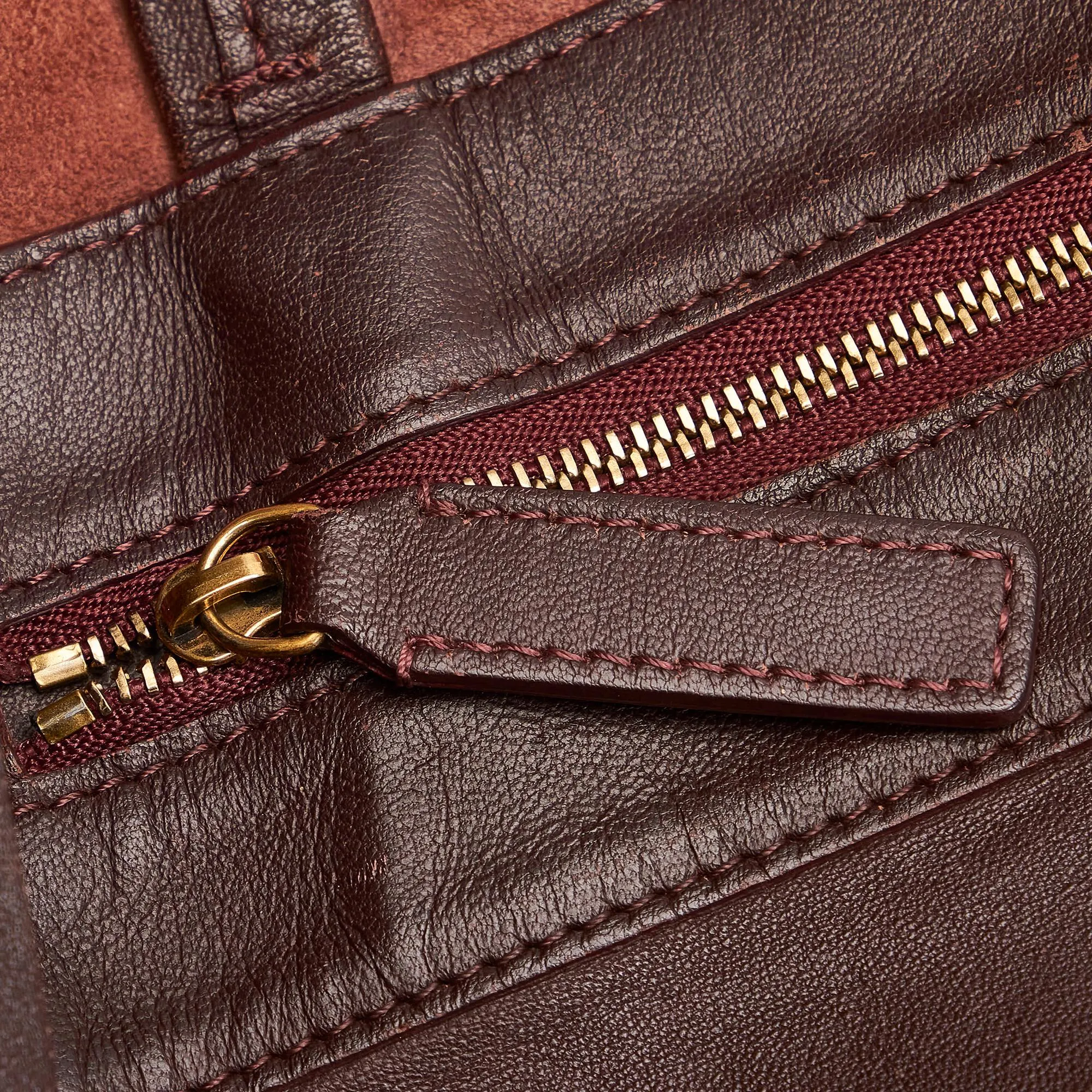 Celine Small Vertical Cabas Leather Tote Bag