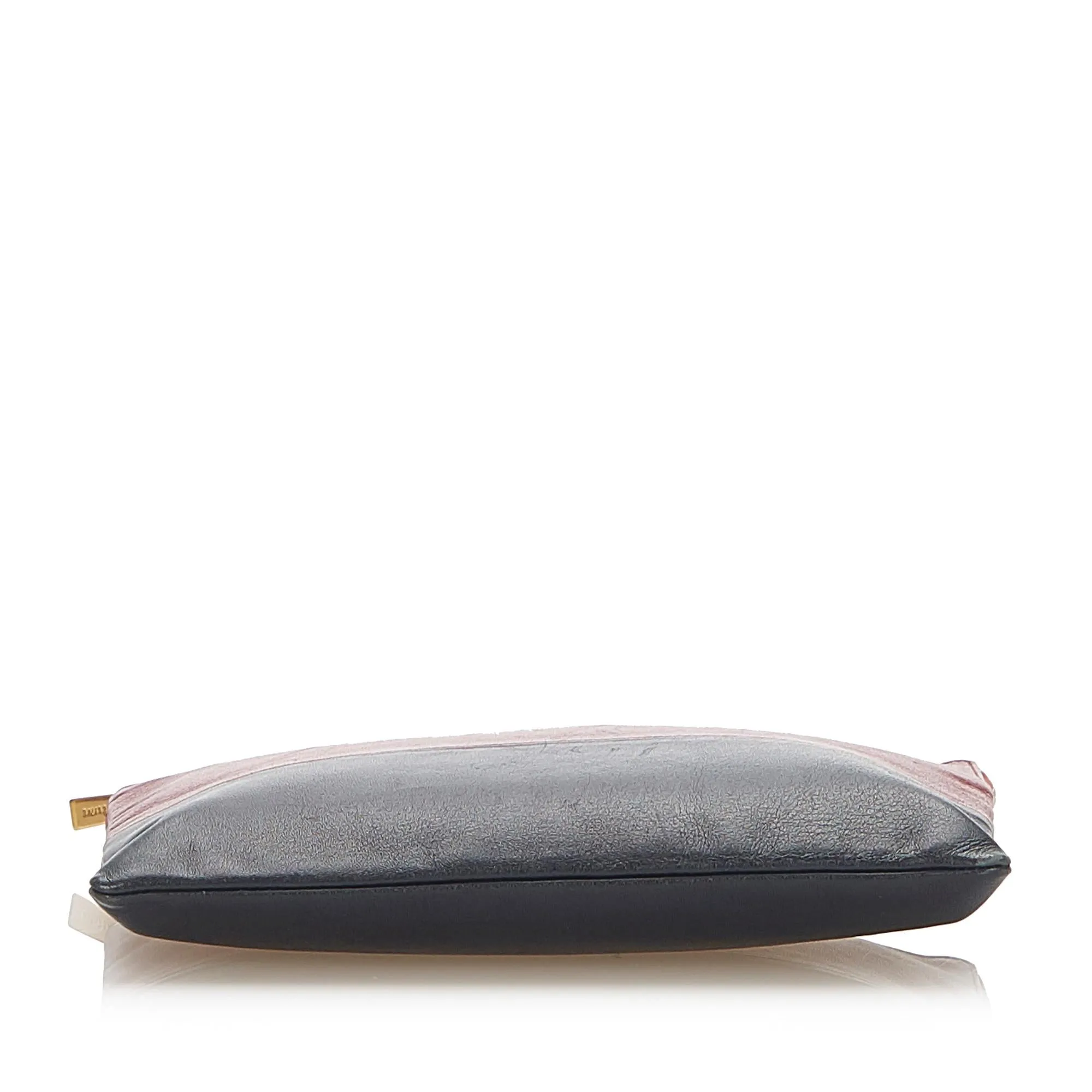 Celine Solo Bicolor Leather Clutch Bag (SHG-25911)