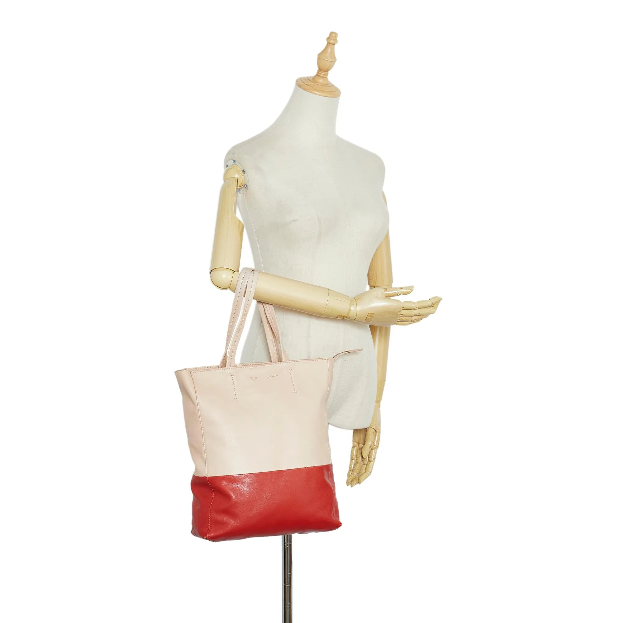 Celine Vertical Cabas Bicolor Tote Bag (SHG-DM2TC7)