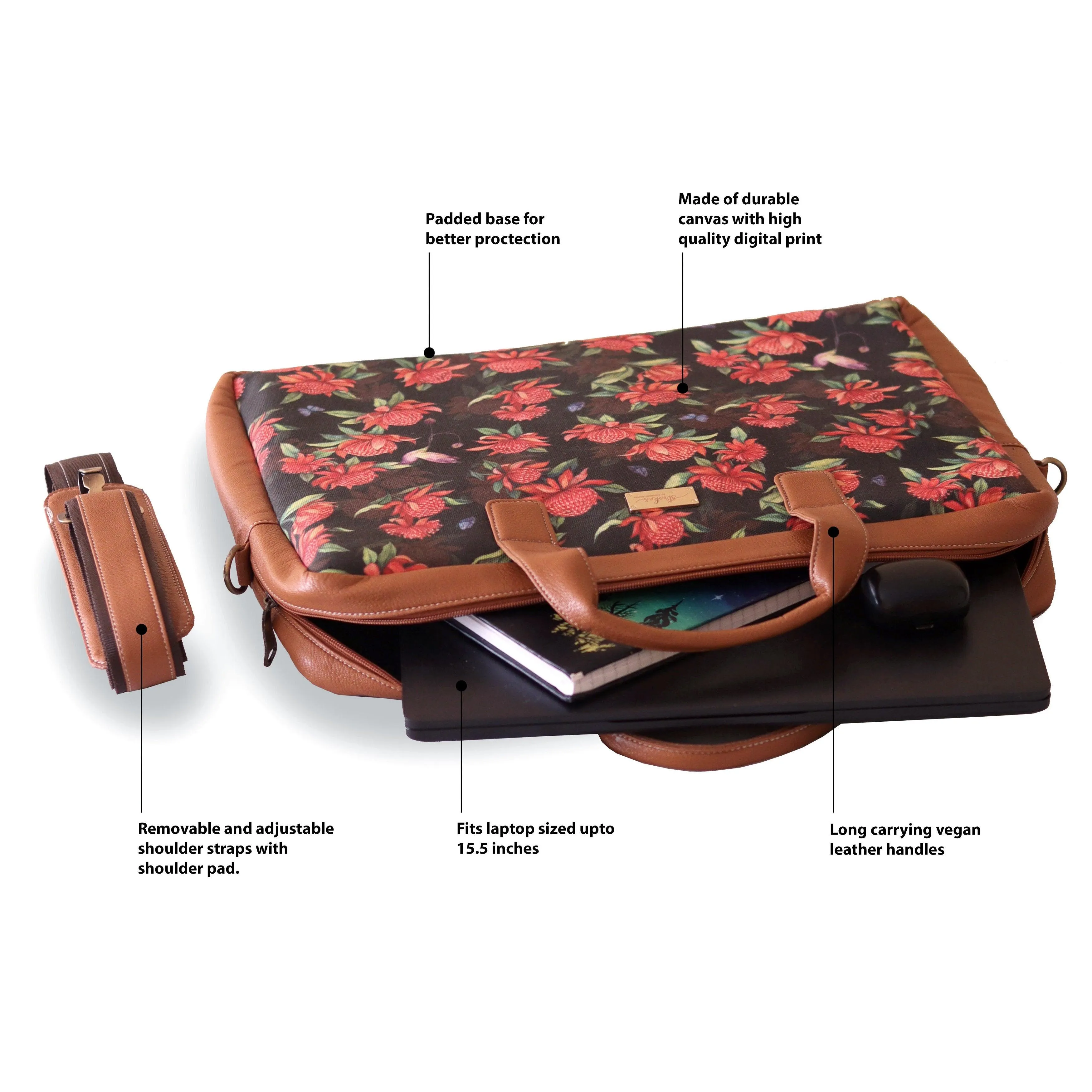 Charcoal Black Waratahs Women's Laptop Bag
