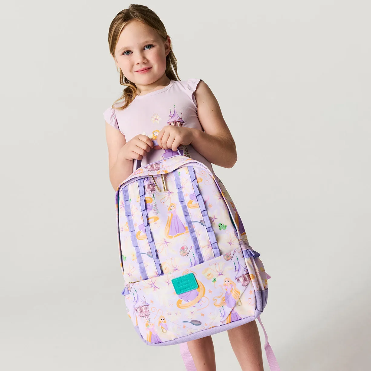 Disney Princess Rapunzel Ruffled Backpack