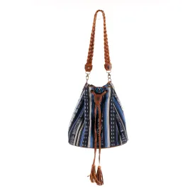 DRAWSTRING BUCKET BAG - CORTE - CAFE - NO. 11905