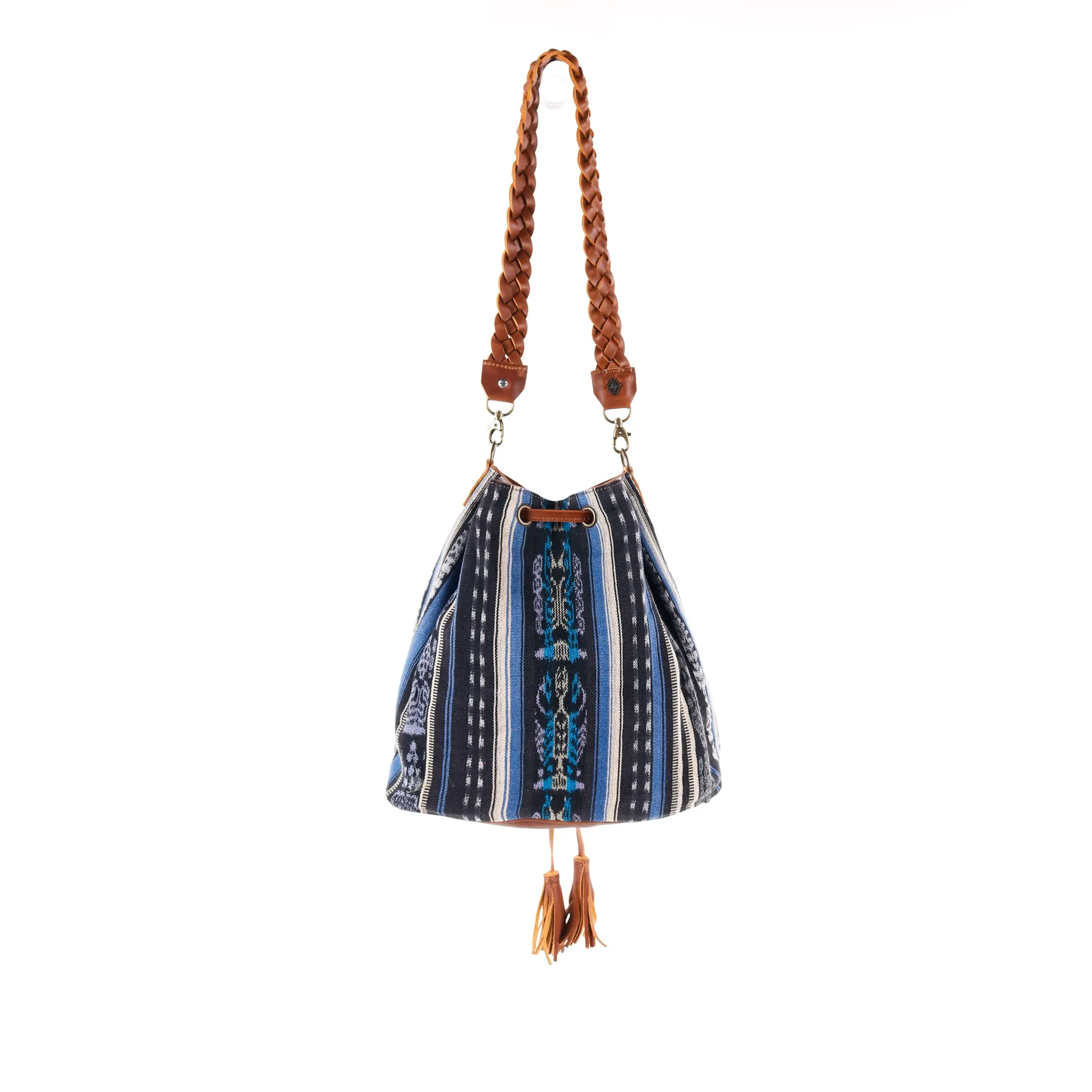 DRAWSTRING BUCKET BAG - CORTE - CAFE - NO. 11905