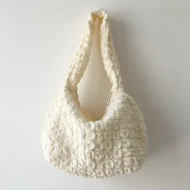 Elena Handbags Cotton Shoulder Bag