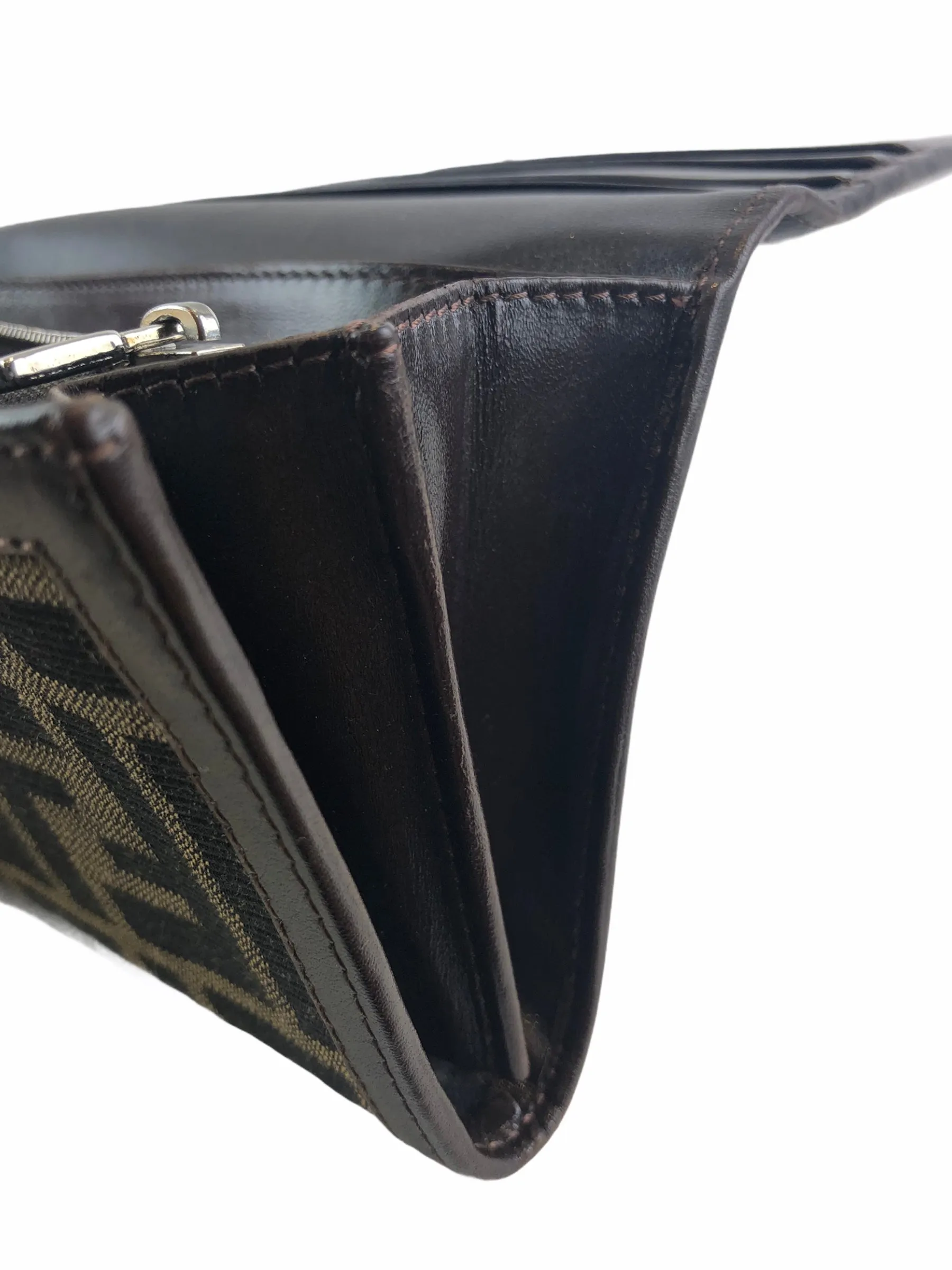 Fendi Monogram Canvas Wallet