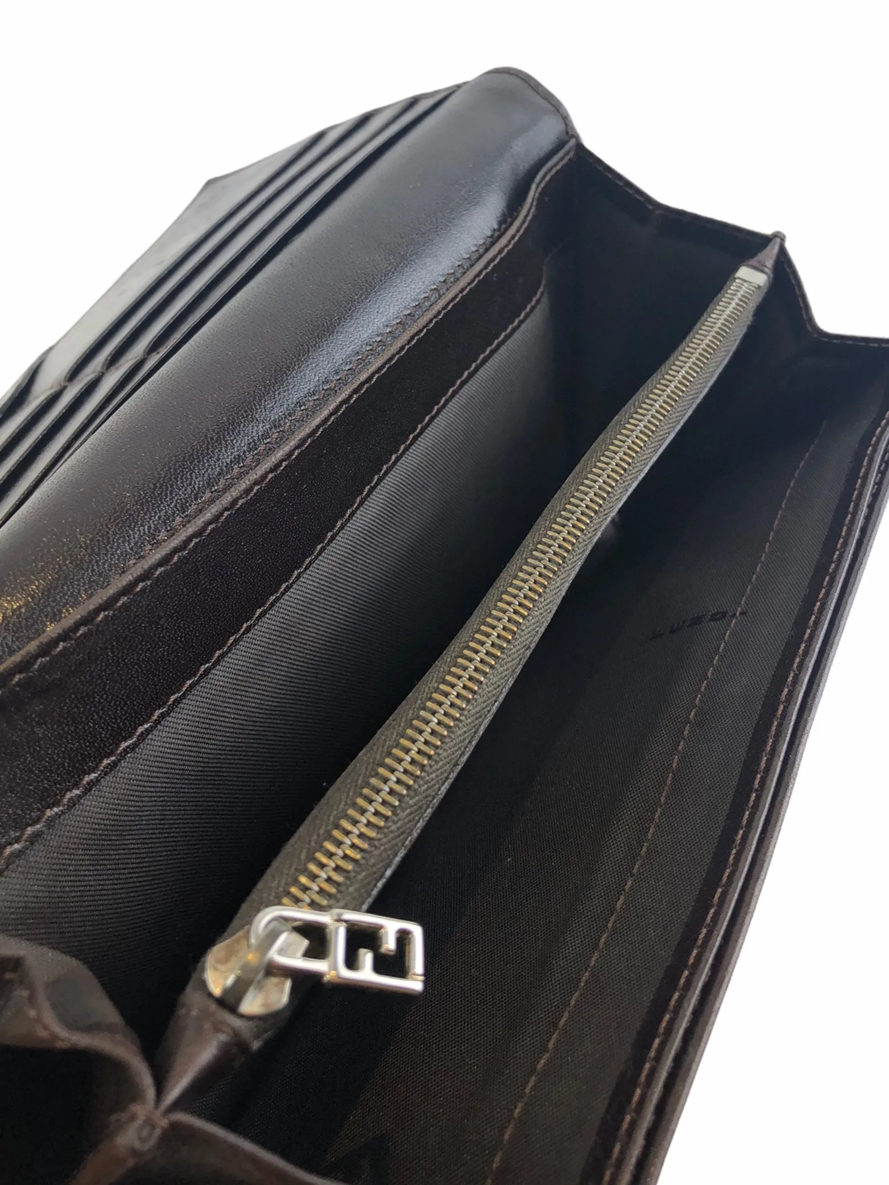 Fendi Monogram Canvas Wallet