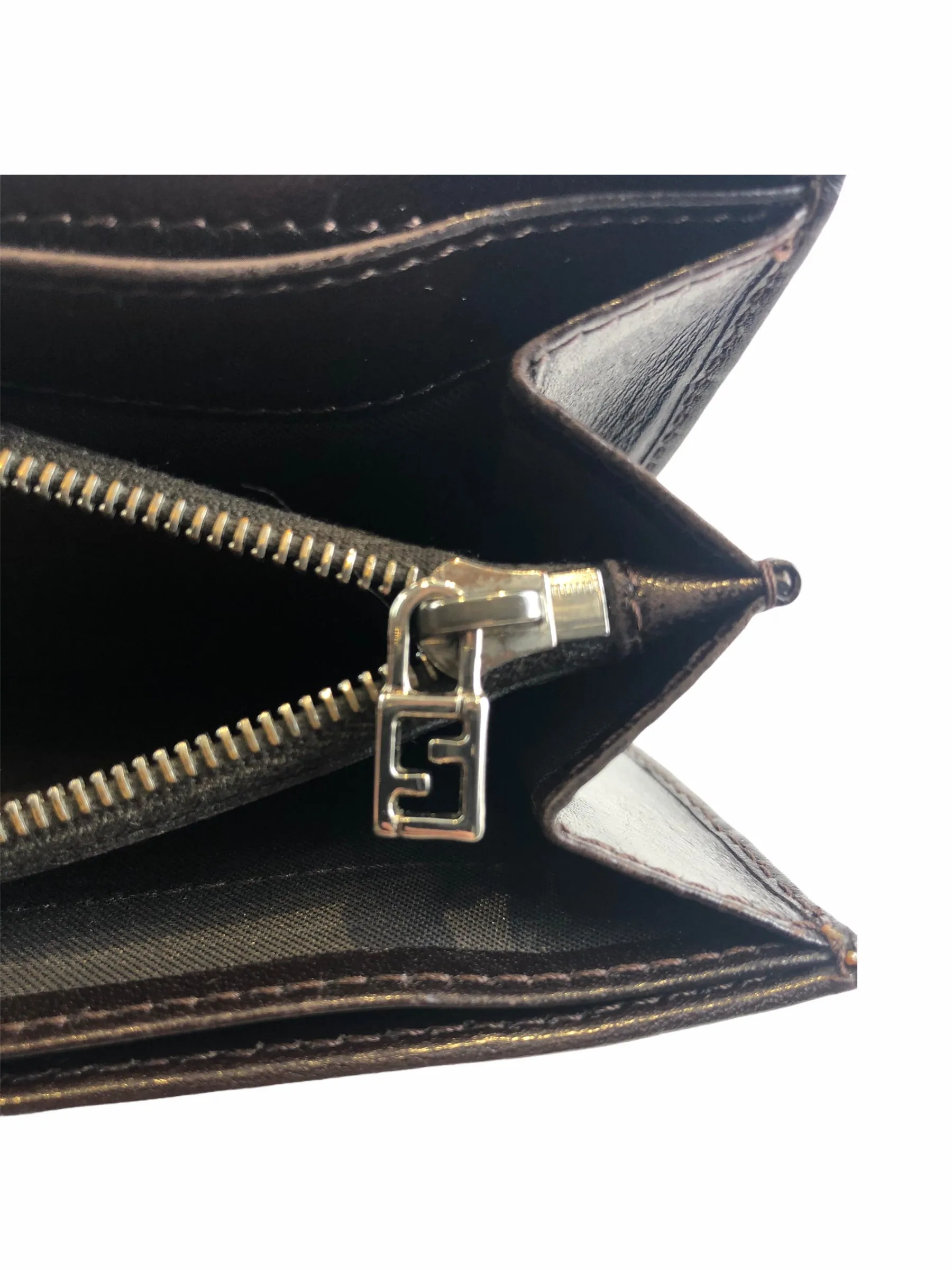 Fendi Monogram Canvas Wallet
