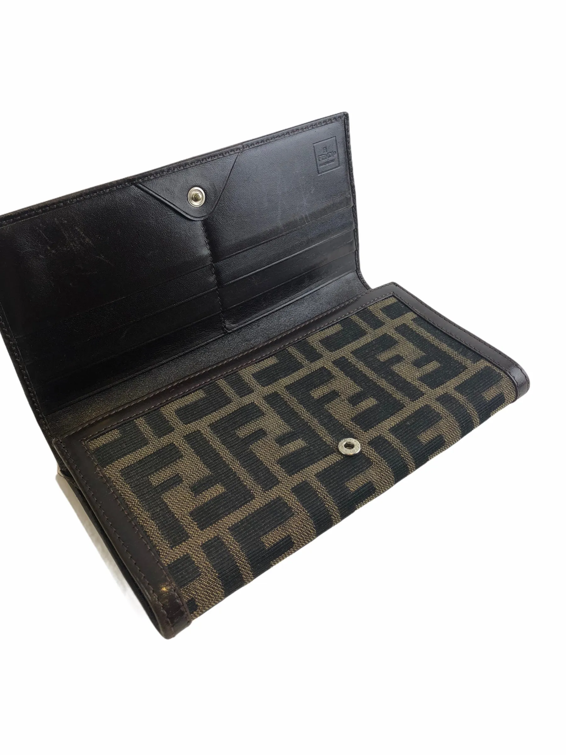 Fendi Monogram Canvas Wallet